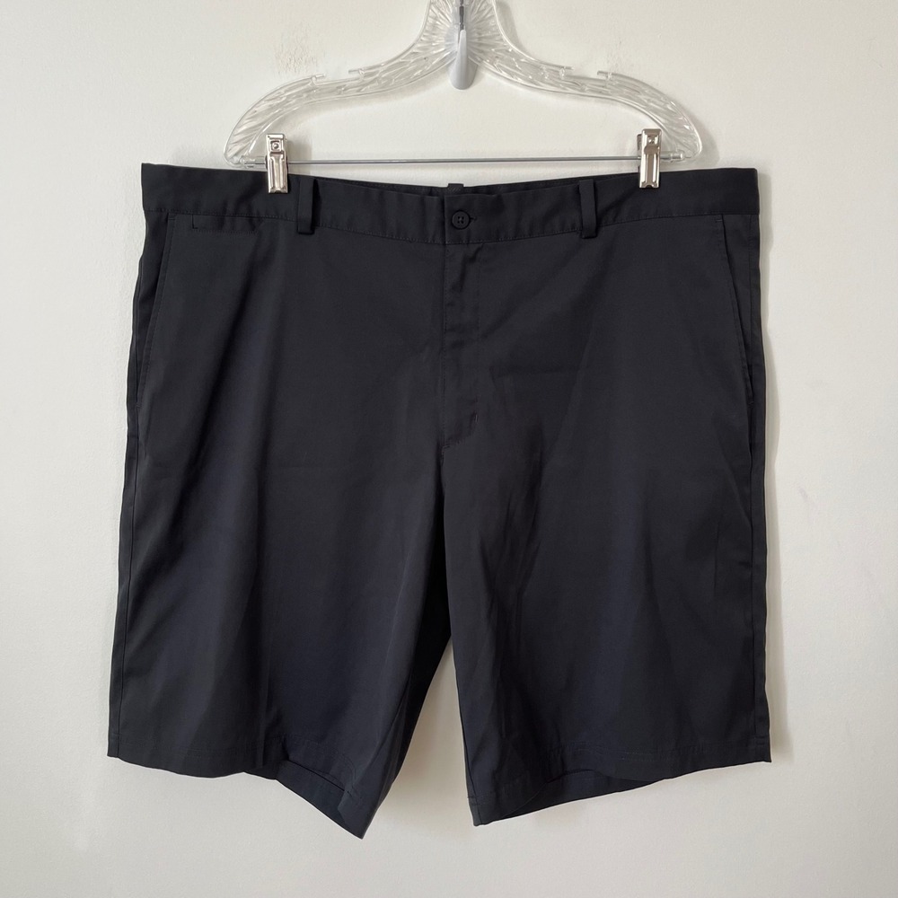Nike Golf Dri-Fit Standard Fit Golf Shorts Mens 42 Black‎